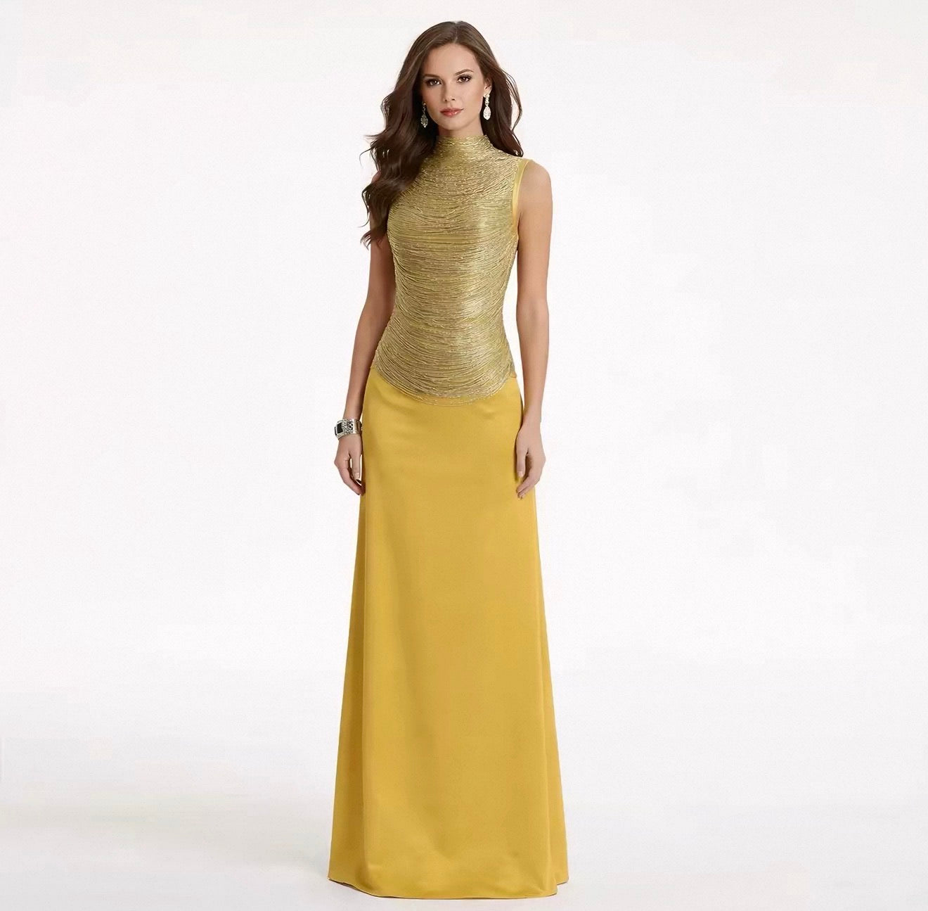 Two-Piece Set Sleeveless Evening Dress