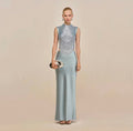 Two-Piece Set Sleeveless Evening Dress