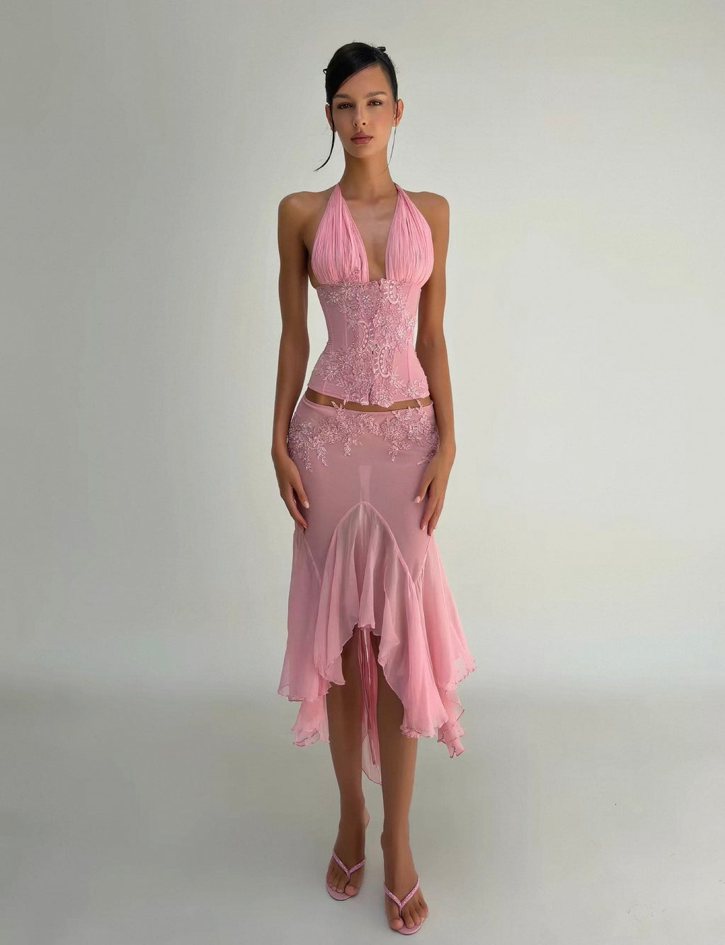 Pink two piece set