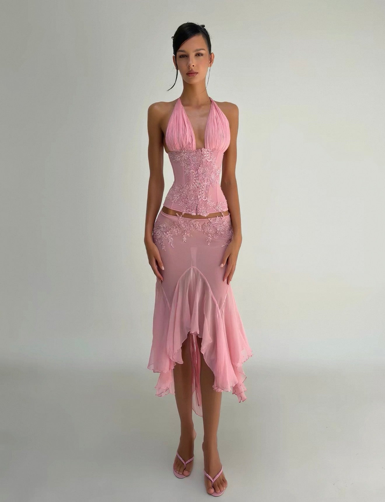 Pink two piece set