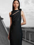 Black maxi dress