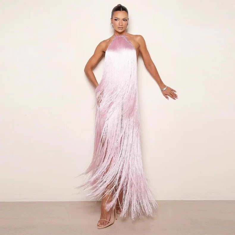 Pink resort dress