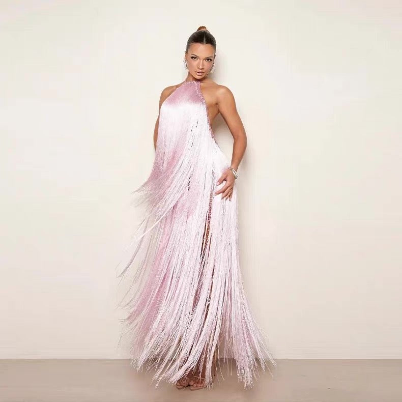 Pink resort dress