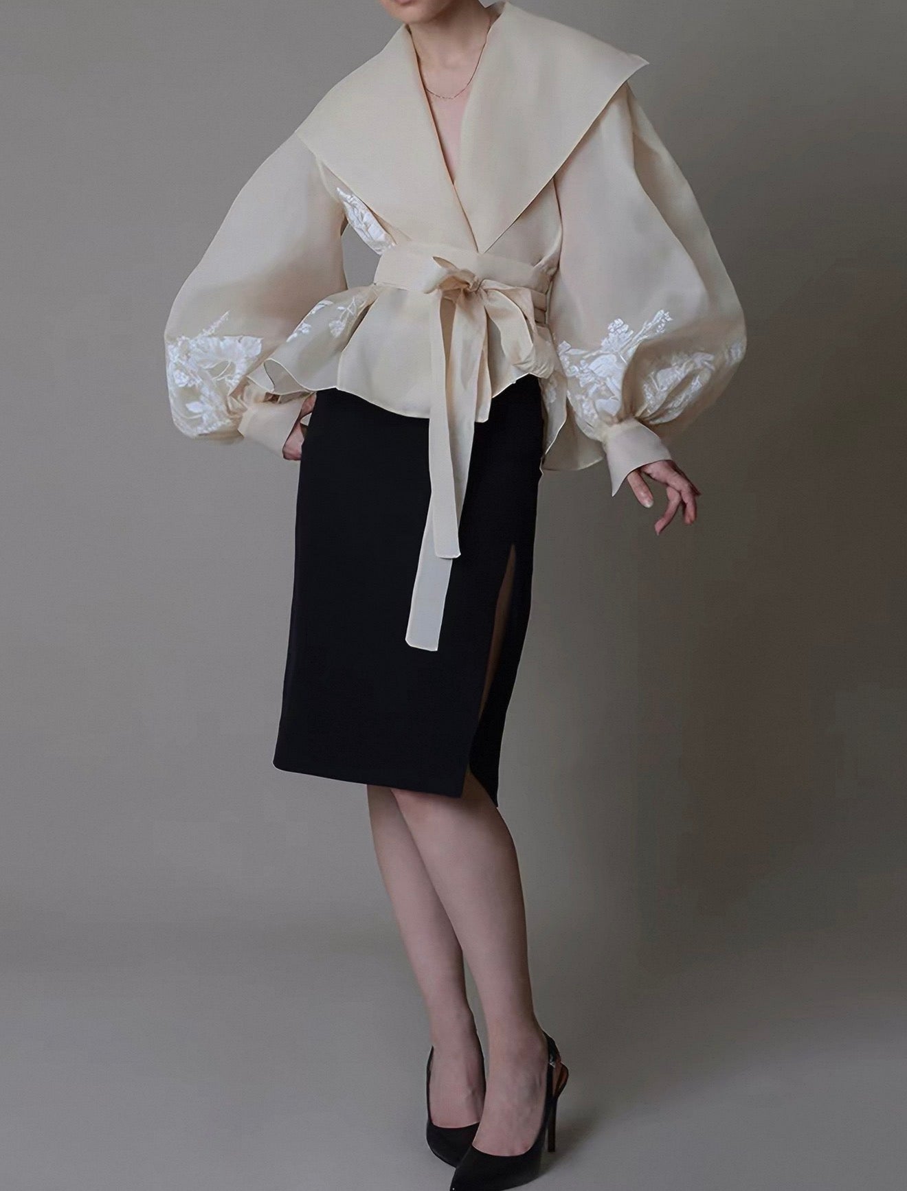 Cream shirt