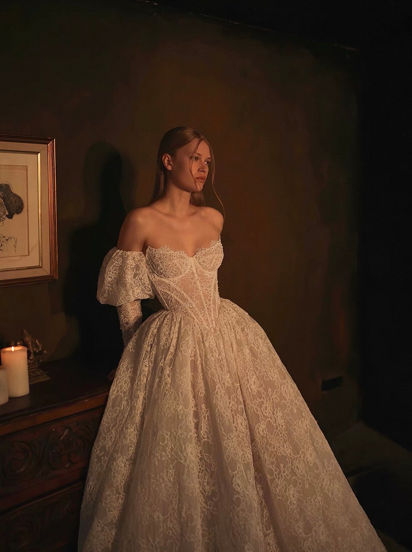Fairy Wedding Dress Lace Bride
