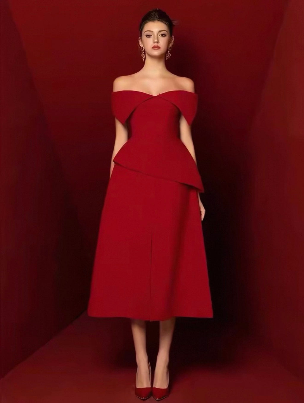 Red dress