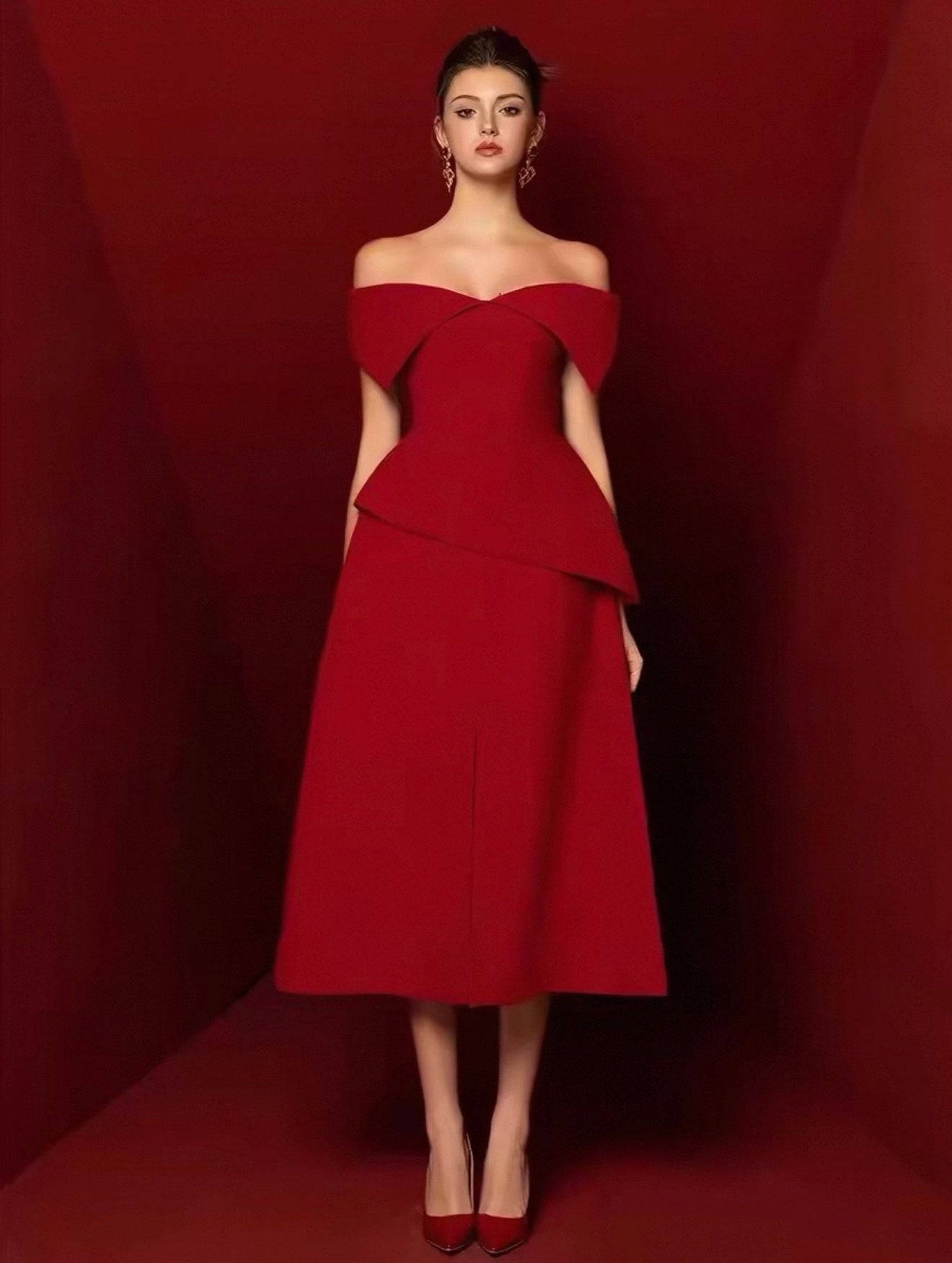 Red dress