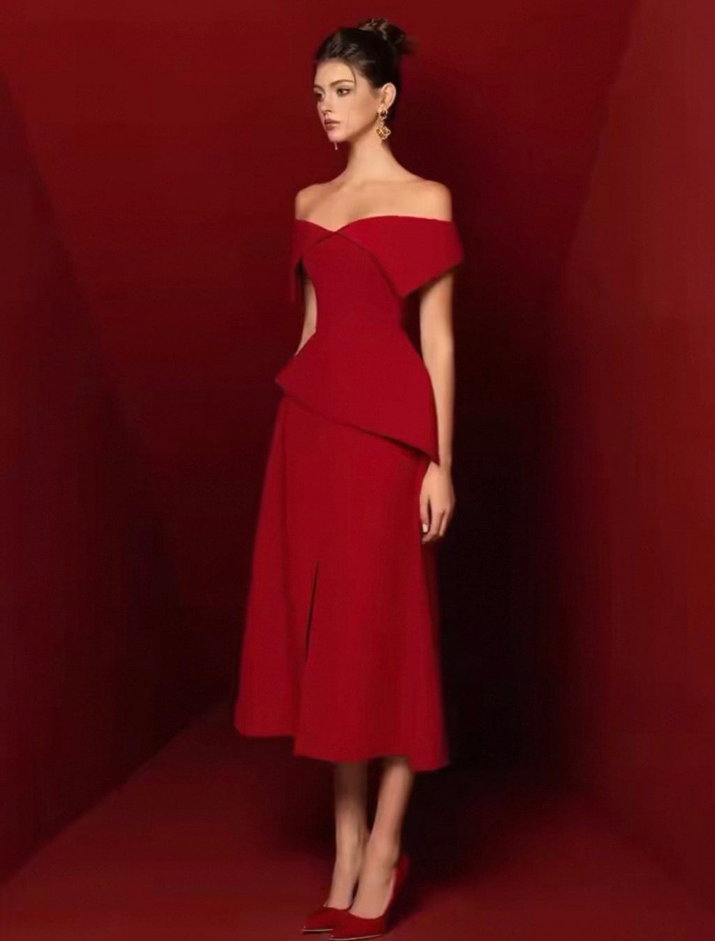 Red dress