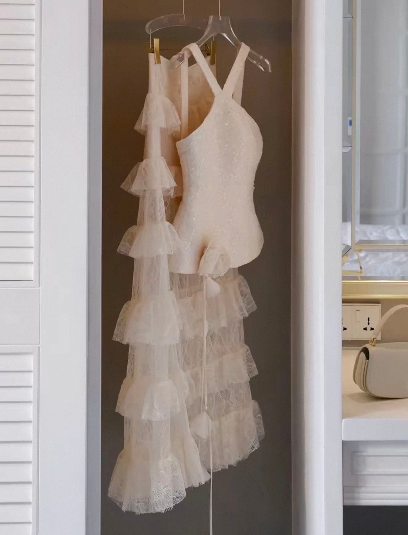 Suit Dress for Women, Summer High-End Chic Unique Tiered Dress